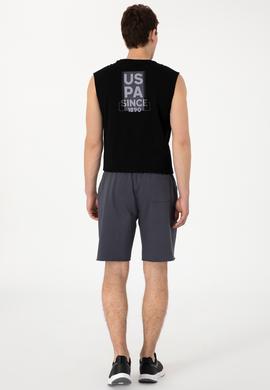 Erkek Antrasit Örme Şort - 50307289038