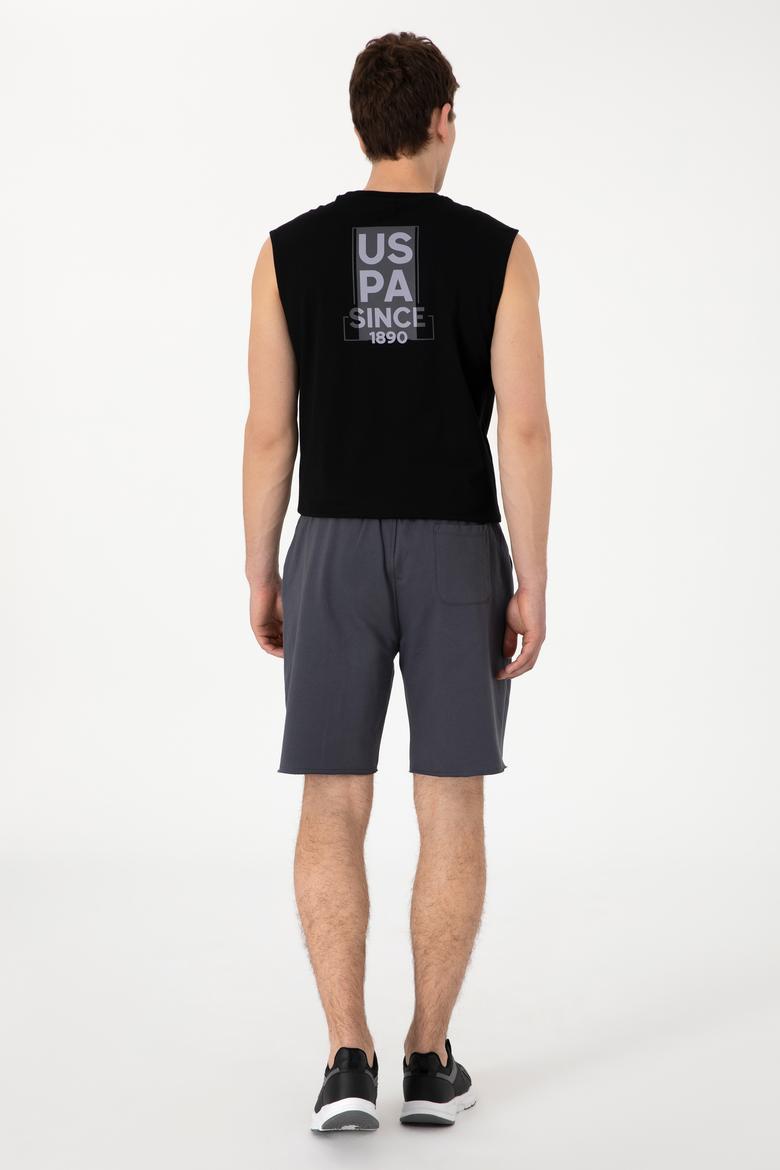 Erkek Antrasit Örme Şort - 50307289038