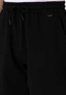 Erkek Siyah Örme Şort - 50307289028