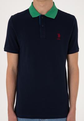 Erkek Regular Fit Polo Yaka Lacivert Tişört - 50306809018