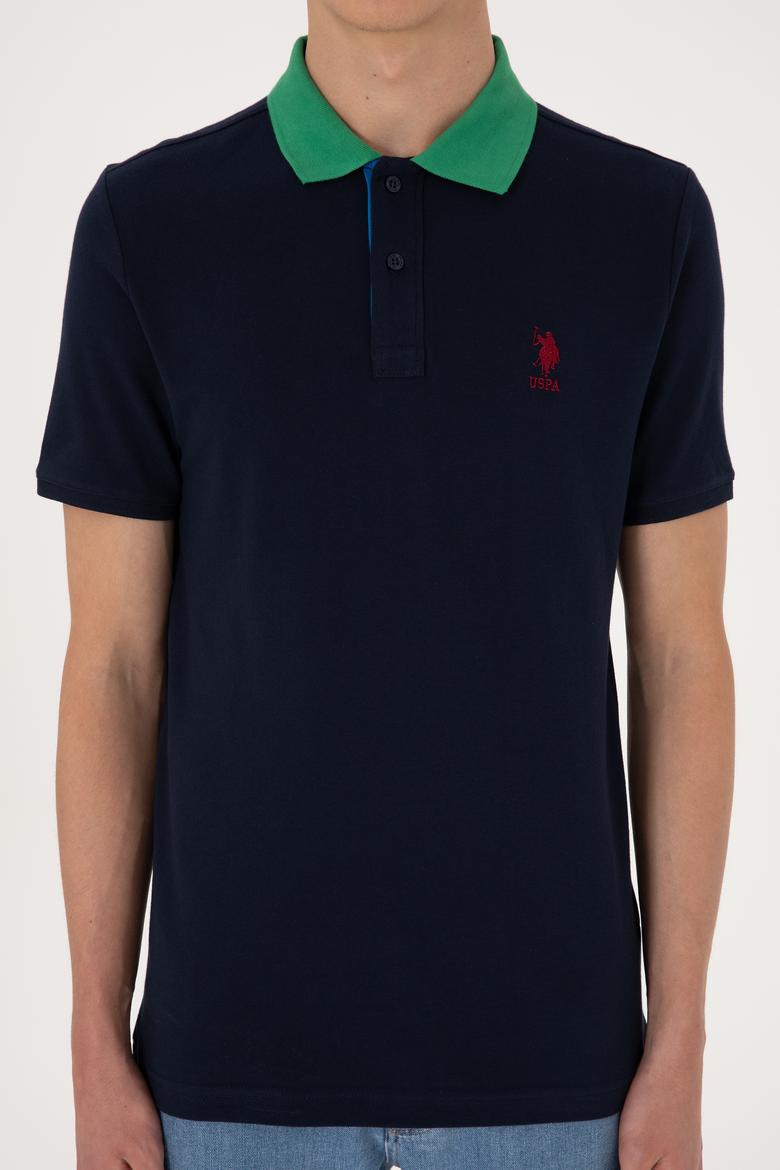 Erkek Regular Fit Polo Yaka Lacivert Tişört - 50306809018