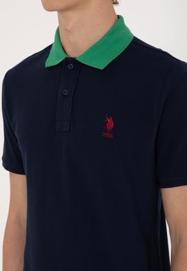 Erkek Regular Fit Polo Yaka Lacivert Tişört - 50306809018