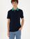 Erkek Regular Fit Polo Yaka Lacivert Tişört