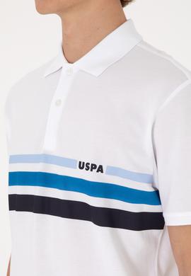 Erkek Regular Fit Polo Yaka Beyaz Tişört - 50306811006