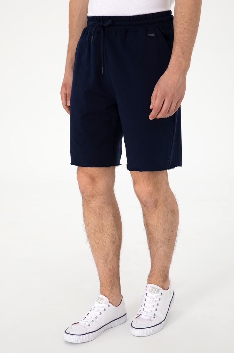 Erkek Lacivert Örme Şort