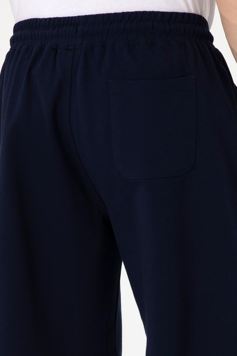 Erkek Lacivert Örme Şort - 50307289009