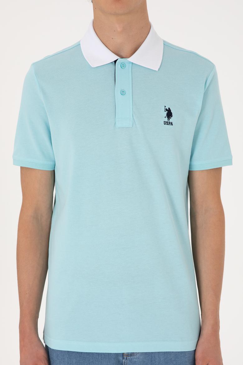 Erkek Regular Fit Polo Yaka Aqua Tişört - 50306809021