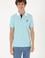 Erkek Regular Fit Polo Yaka Aqua Tişört