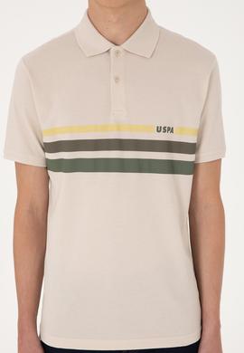 Erkek Regular Fit Polo Yaka Taş Tişört - 50306811018