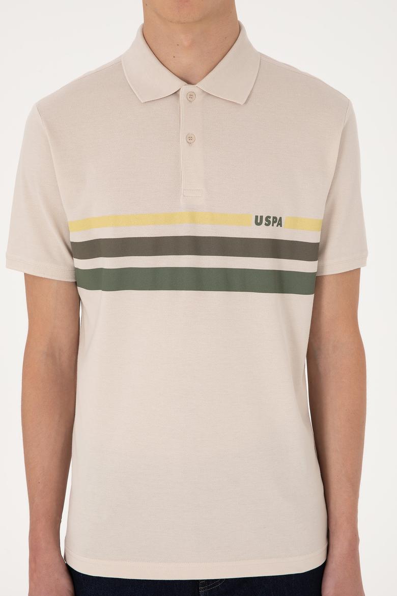 Erkek Regular Fit Polo Yaka Taş Tişört - 50306811018