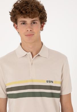 Erkek Regular Fit Polo Yaka Taş Tişört - 50306811018