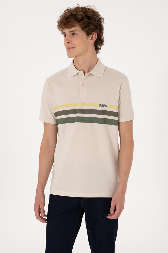 Erkek Regular Fit Polo Yaka Taş Tişört