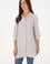 Kadın Açık Gri Uzun Kollu Tunik Gömlek