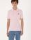 Erkek Regular Fit Polo Yaka Açık Pembe Tişört