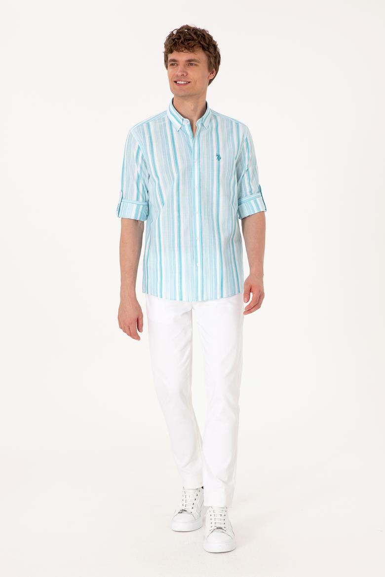 Erkek Aqua Uzun Kollu Gömlek - 50306331005