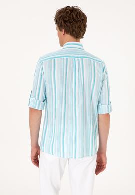 Erkek Aqua Uzun Kollu Gömlek - 50306331005