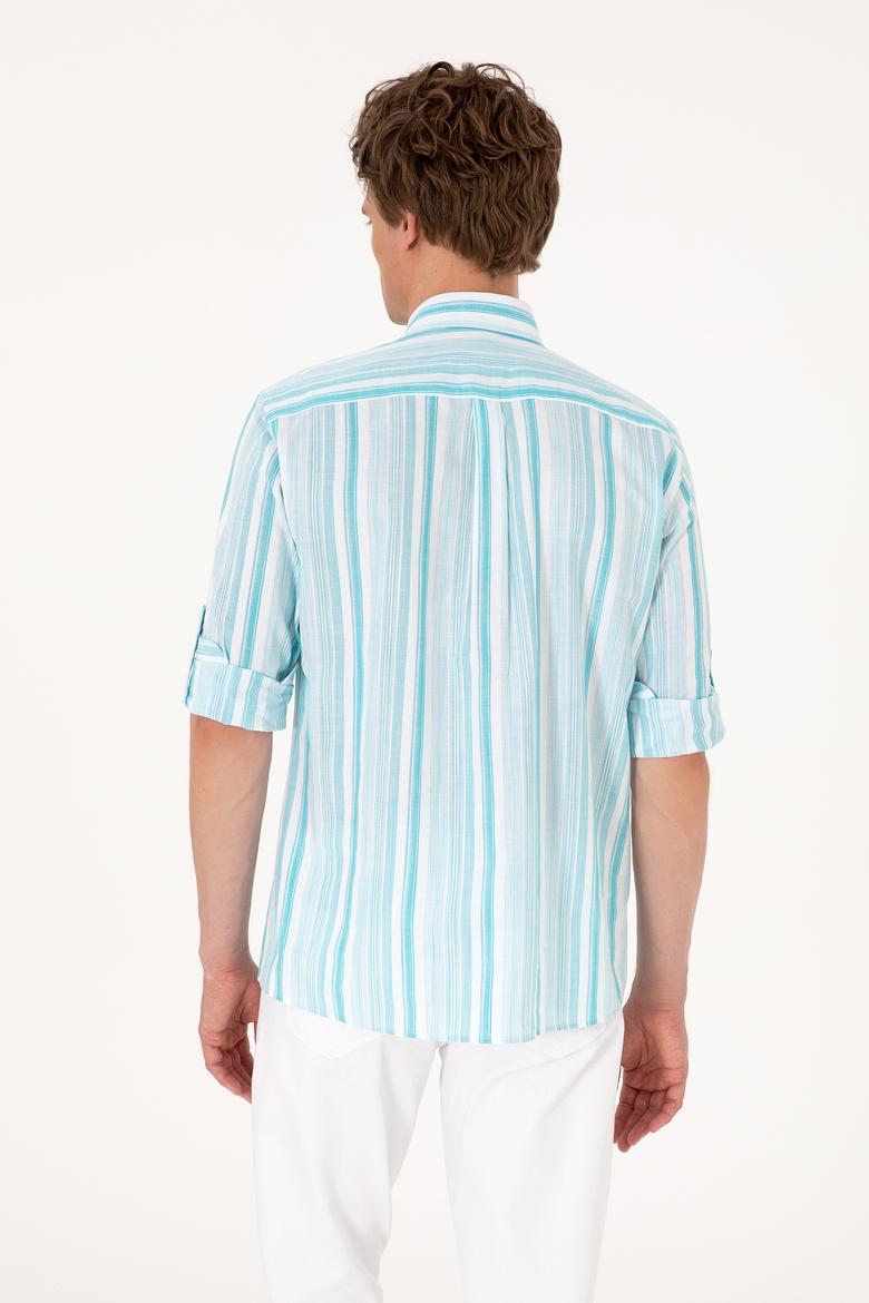 Erkek Aqua Uzun Kollu Gömlek - 50306331005