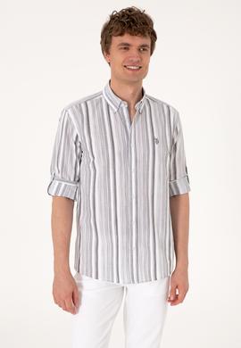 Erkek Antrasit Uzun Kollu Gömlek - 50306331014