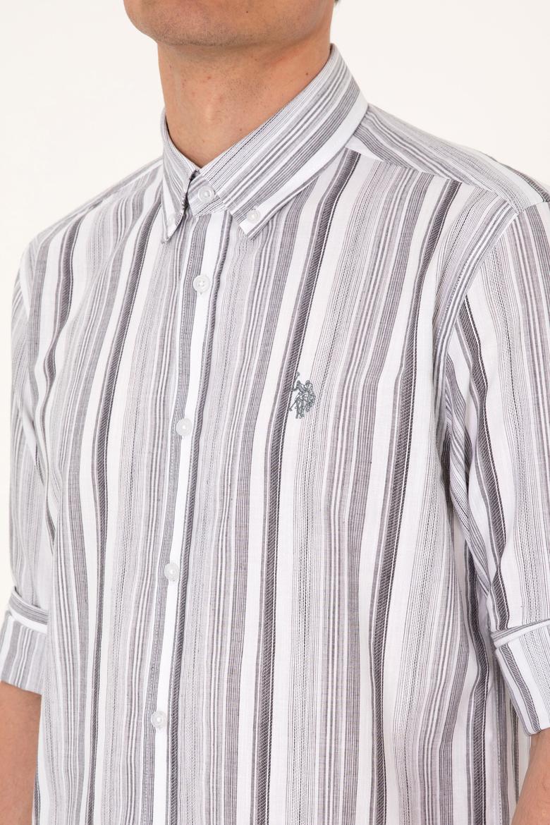 Erkek Antrasit Uzun Kollu Gömlek - 50306331014