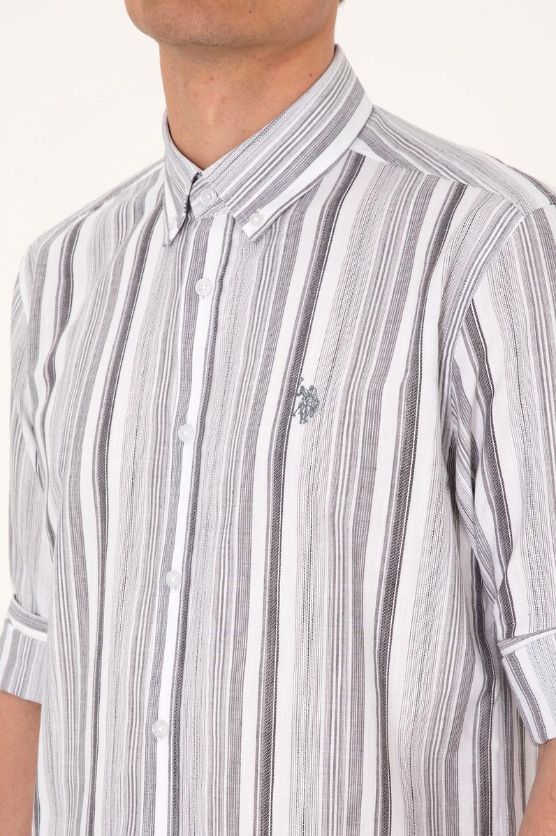 Erkek Antrasit Uzun Kollu Gömlek