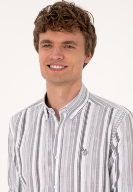 Erkek Antrasit Uzun Kollu Gömlek - 50306331014