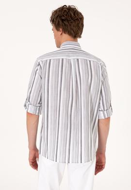 Erkek Antrasit Uzun Kollu Gömlek - 50306331014