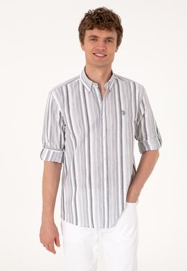 Erkek Antrasit Uzun Kollu Gömlek - 50306331014