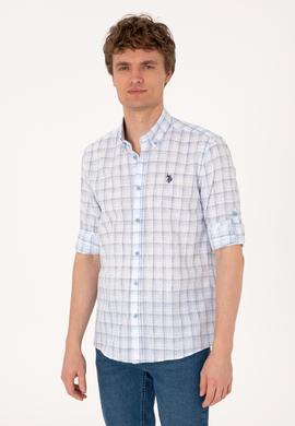 Erkek Mavi Uzun Kollu Gömlek - 50306348006