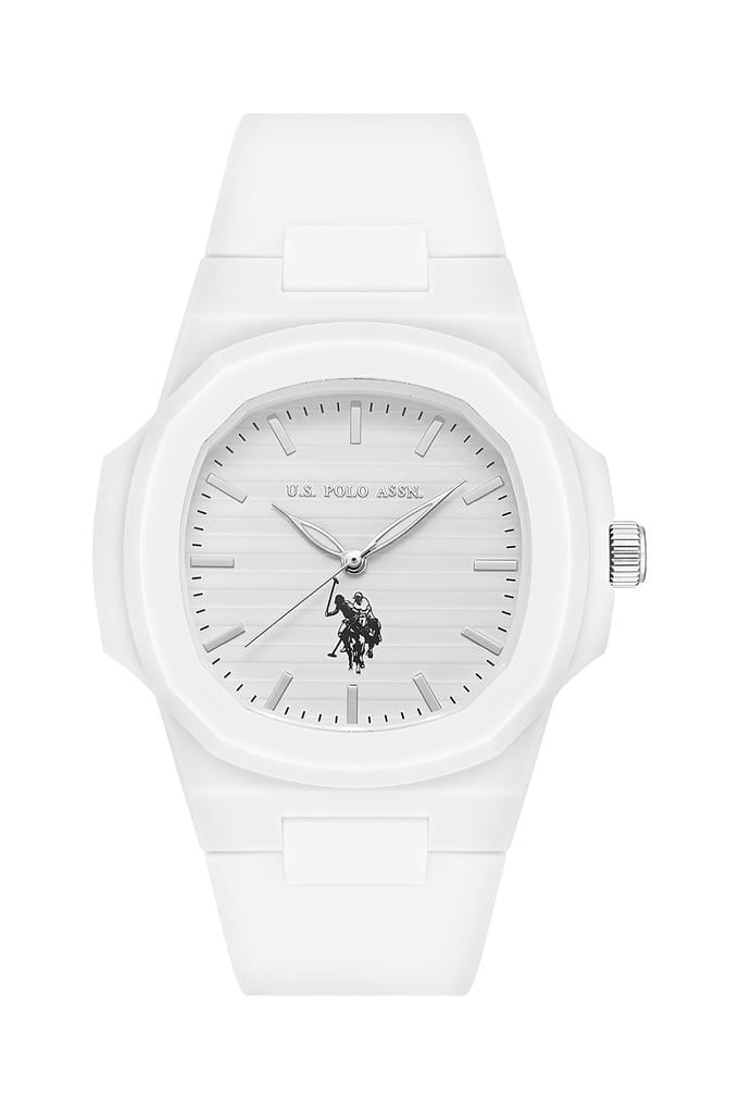 Erkek Beyaz Silikon Kordon Kol Saati USPA1050-01