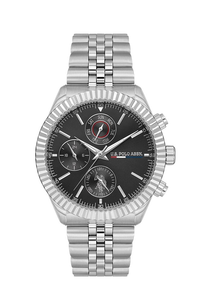 Erkek Gri Çelik Kordon Kol Saati USPA1054B-04