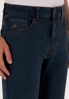 Erkek Eflatun Jean Pantolon - 50297759091