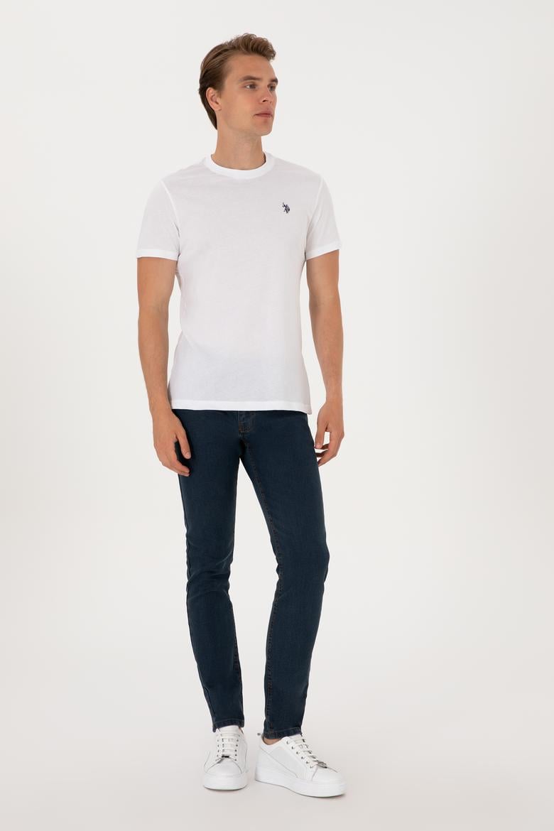 Erkek Eflatun Jean Pantolon - 50297759091