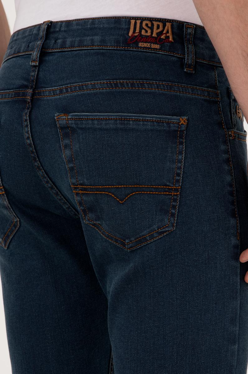 Erkek Eflatun Jean Pantolon