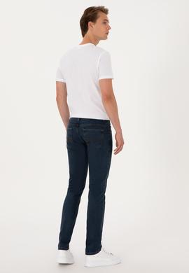 Erkek Eflatun Jean Pantolon - 50297759091