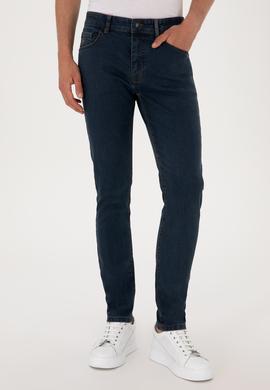 Erkek Eflatun Jean Pantolon - 50297759091
