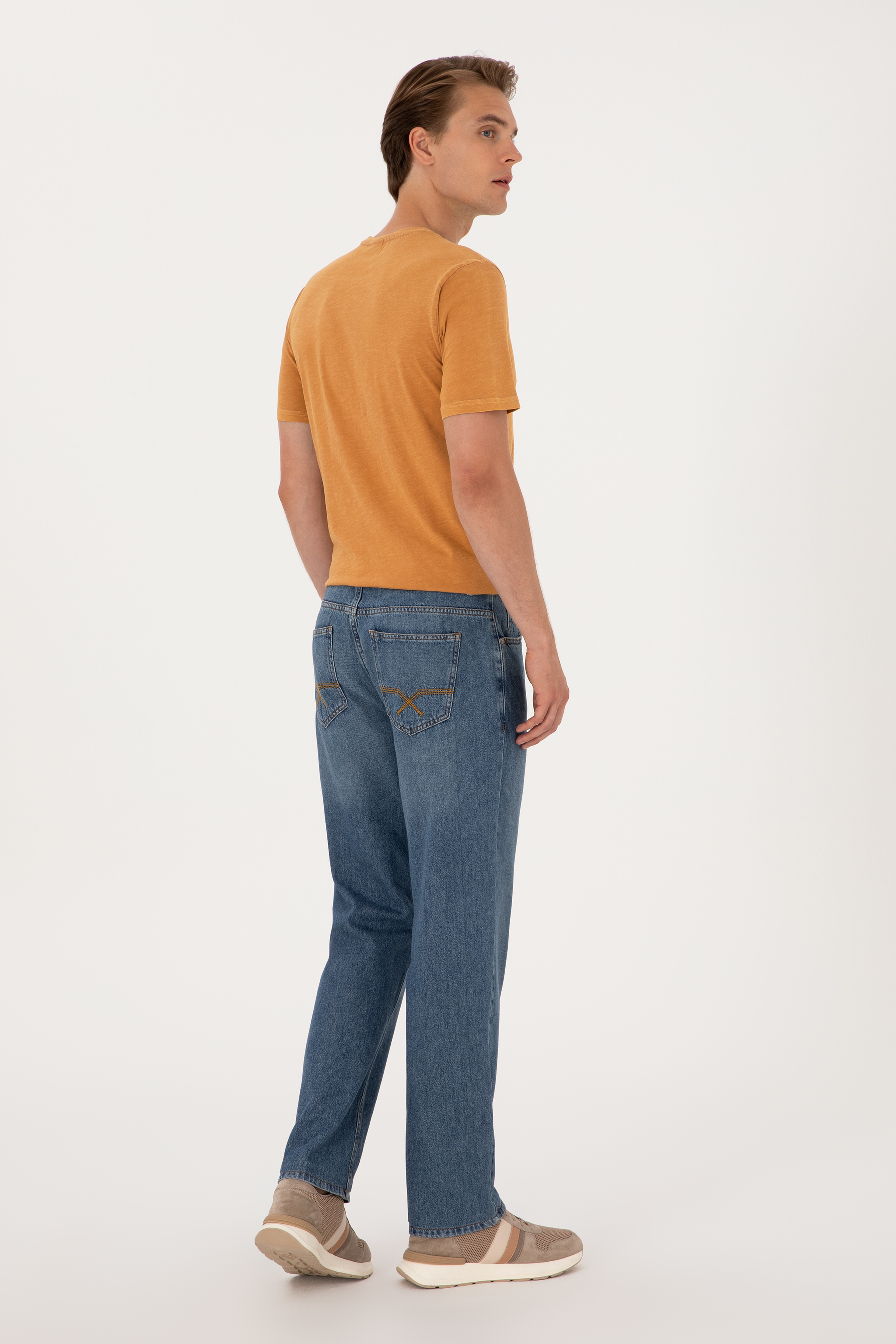 Erkek Mavi Jean Pantolon - Image 4