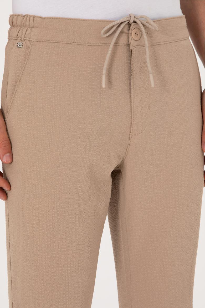 Erkek Bej Kanvas Pantolon - 50300436038