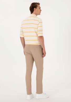 Erkek Bej Kanvas Pantolon - 50300436038