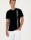 Erkek Regular Fit Bisiklet Yaka Siyah Tişört