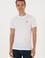 Erkek Regular Fit Bisiklet Yaka Beyaz Basic Tişört