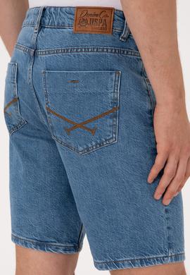 Erkek Mavi Jean Şort - 50304330003