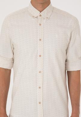 Erkek Taş Uzun Kollu Gömlek - 50300543006