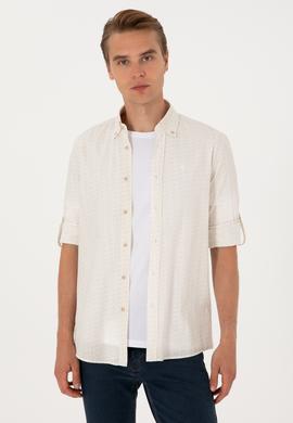 Erkek Taş Uzun Kollu Gömlek - 50300543006