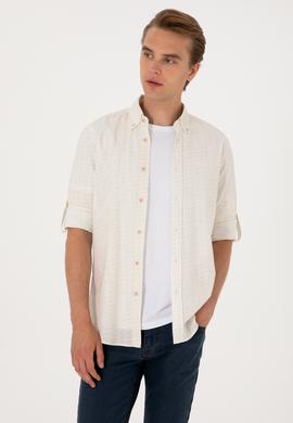 Erkek Taş Uzun Kollu Gömlek - 50300543006