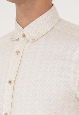 Erkek Taş Uzun Kollu Gömlek - 50300543006