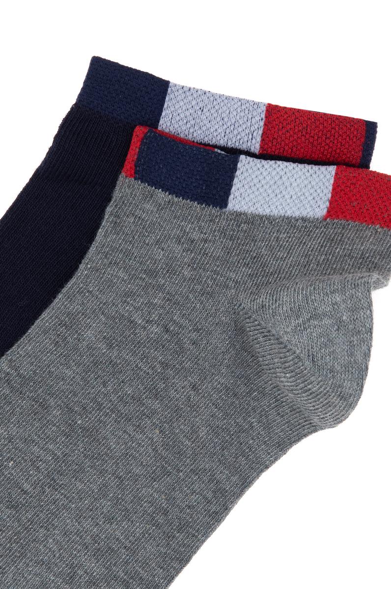 Erkek 2'li Patik Çorap