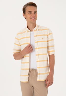 Erkek Hardal Uzun Kollu Gömlek - 50300198024