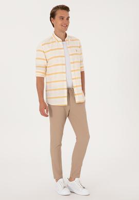 Erkek Hardal Uzun Kollu Gömlek - 50300198024