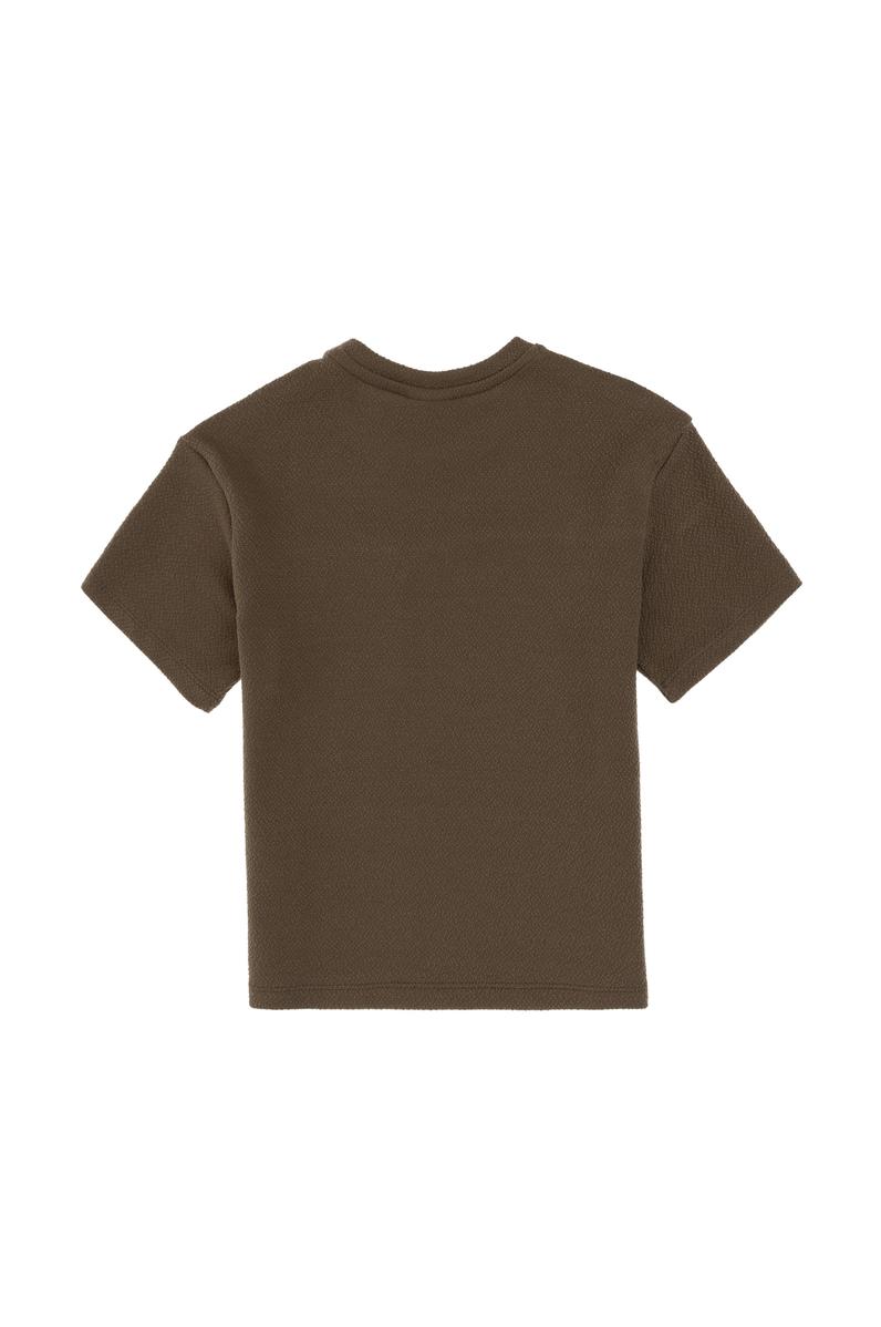 Erkek Çocuk Bisiklet Yaka Vizon Tişört