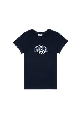 Erkek Çocuk Lacivert Bisiklet Yaka Tişört - 50307151012